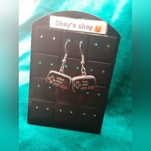 Nintendo controller earrings